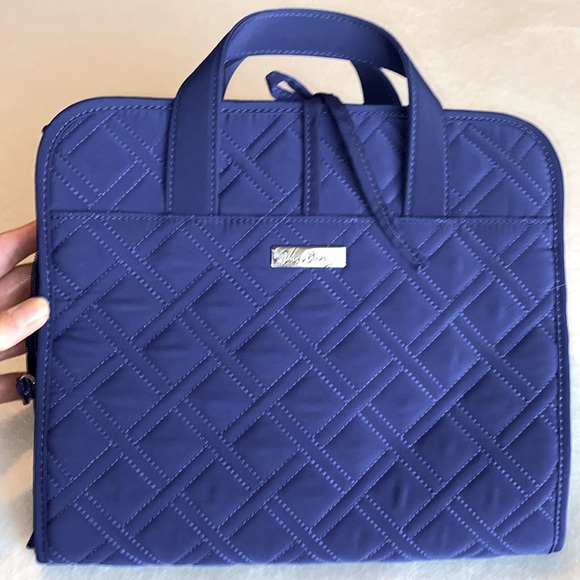 Vera Bradley Hanging Roll Up Travel Organizer. Cosmetic/Bathroom Bag. EUC Royal. - Picture 5 of 13